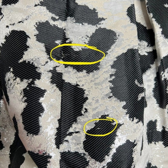 NWT Banana Republic Monogram Metallic Leopard Print Box Pleated Mini Skirt - Picture 11 of 15